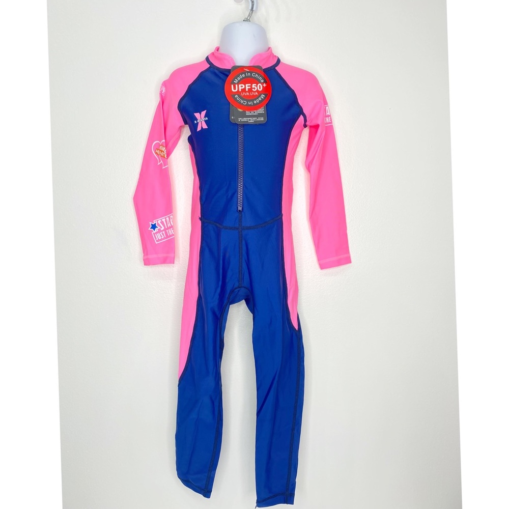 Dive & sail kids girl one piece dive swimsuit SZ M